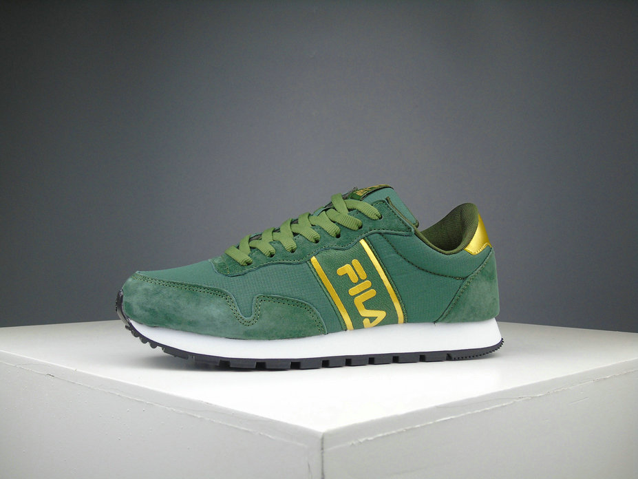 FILA Retro Shoes Imitation Fur Men Green